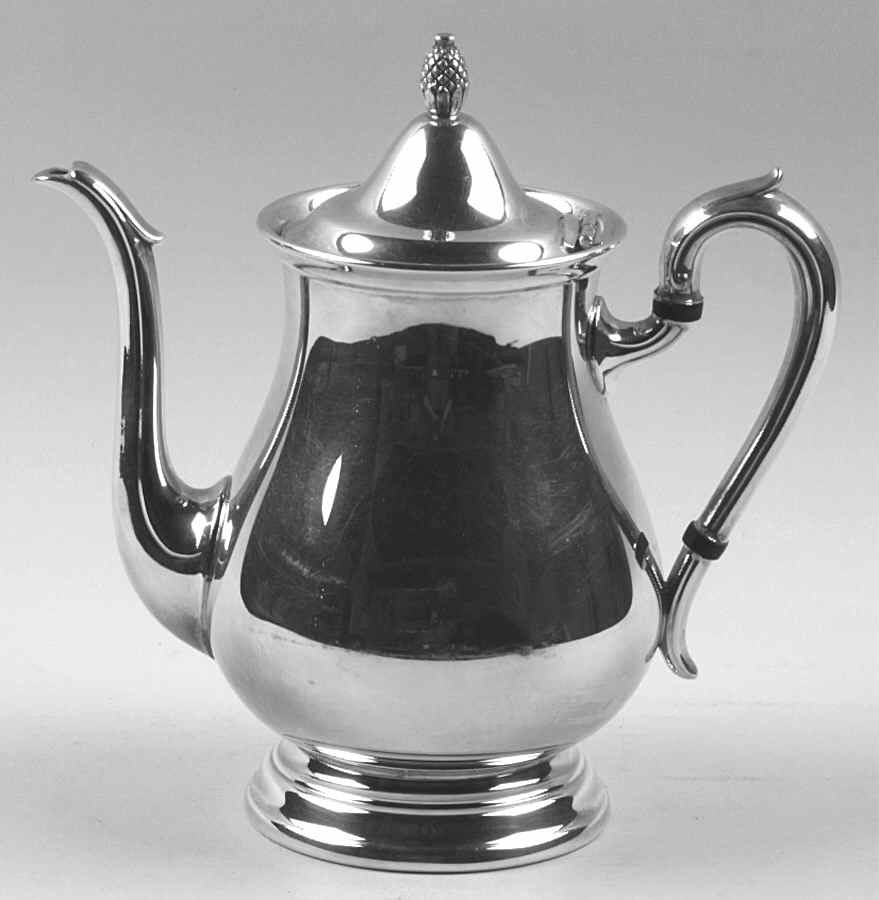 Jamestown (Silverplate, Hollowware) Teapot by Reed & Barton-1