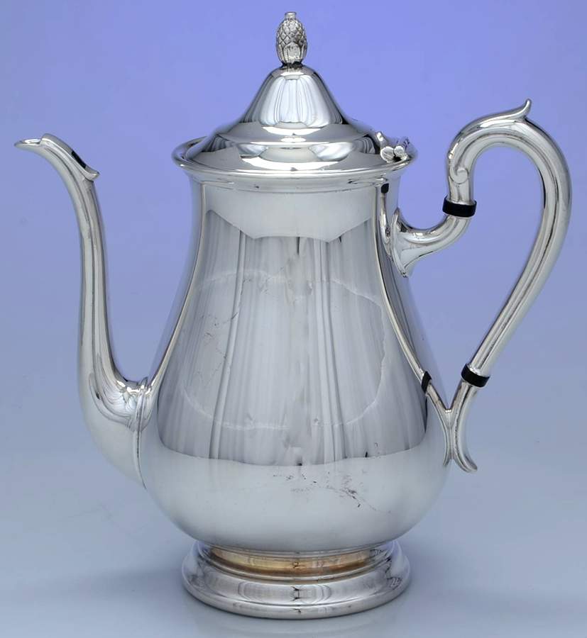 Jamestown (Silverplate, Hollowware) Silverplate Coffee Pot by Reed & Barton-1