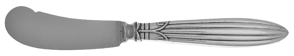Jubilee (Sterling, 1936) Butter Spreader Hollow Hdl-Paddle/Stainless Blade by Reed & Barton-1