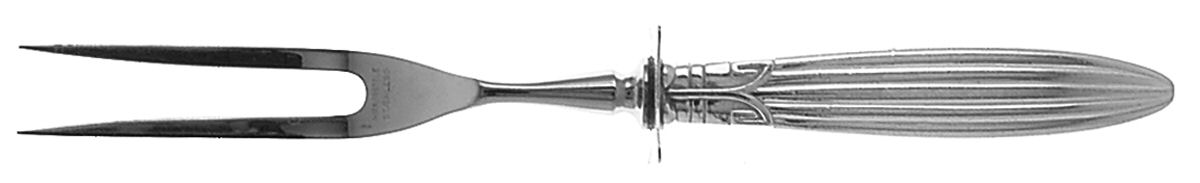 Jubilee (Sterling, 1936) Small Steak Carving Fork with Stainless Prongs by Reed & Barton-1