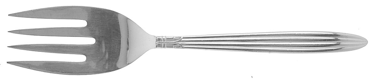 Jubilee (Sterling, 1936) Medium Solid Cold Meat Serving Fork by Reed & Barton-1