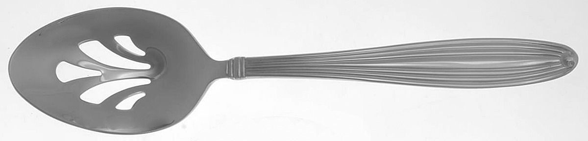 Jubilee (Stainless) Pierced Tablespoon (Serving Spoon) by Reed & Barton-1