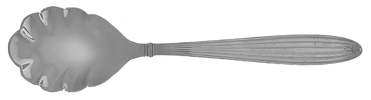 Jubilee (Stainless) Small Sugar Shell Spoon by Reed & Barton-1