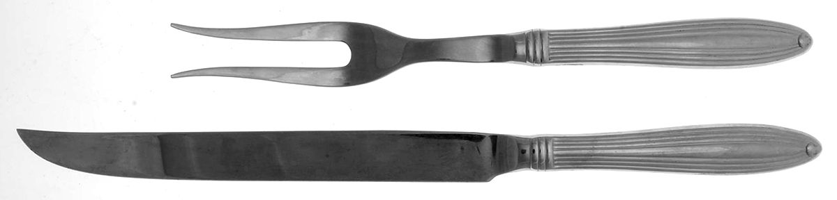 Jubilee (Stainless) Large 2-Piece Roast Carving Set w/Stainless Blade by Reed & Barton-1