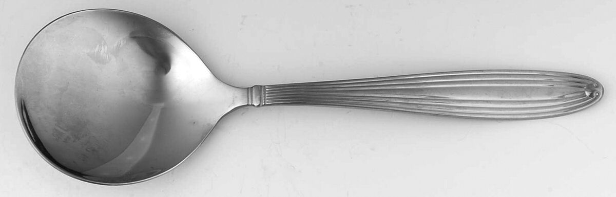 Jubilee (Stainless) Solid Smooth Casserole Spoon by Reed & Barton-1
