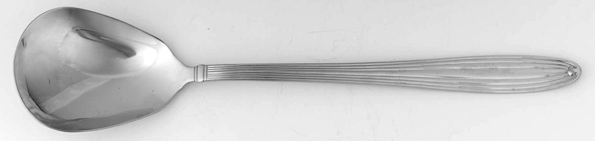 Jubilee (Stainless) Oversize Solid Salad Serving Spoon by Reed & Barton-1