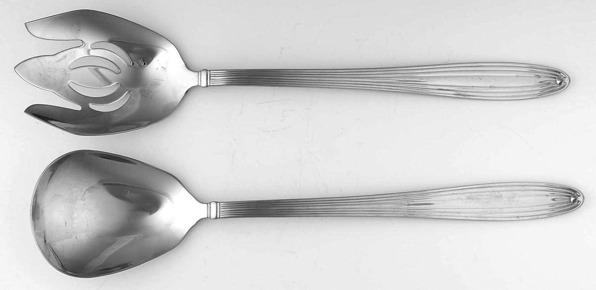 Jubilee (Stainless) Solid Oversized Serving Salad Set by Reed & Barton-1