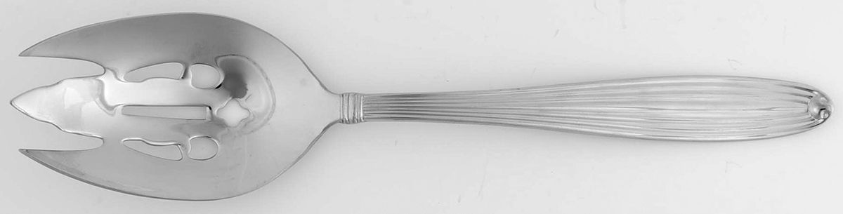 Jubilee (Stainless) Pierced Vegetable Serving Spoon by Reed & Barton-1