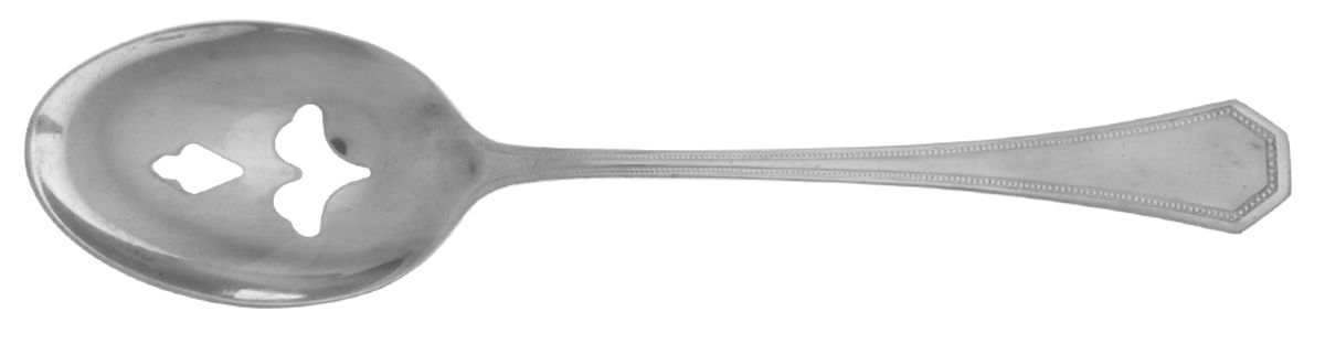 Key Largo (Stainless) Pierced Tablespoon (Serving Spoon) by Reed & Barton-1