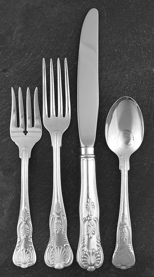 Kings (Silverplate, 1985) 4 Piece Place Setting by Reed & Barton-1