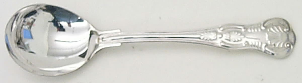 Kings (Silverplate, 1985) Round Bowl Soup Spoon (Gumbo) by Reed & Barton-1