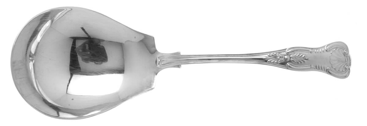 Kings (Silverplate, 1985) Solid Salad Serving Spoon by Reed & Barton-1