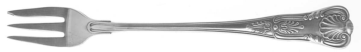 Kings (Silverplate, 1985) Cocktail/Seafood Fork by Reed & Barton-1