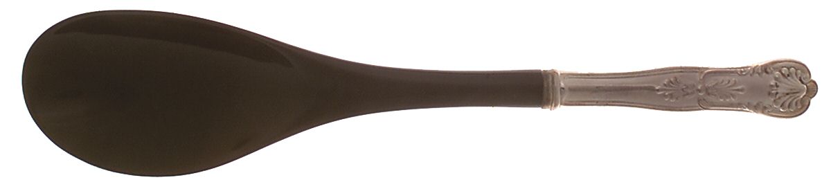 Kings (Silverplate, 1985) Salad Serving Spoon with Plastic Bowl by Reed & Barton-1