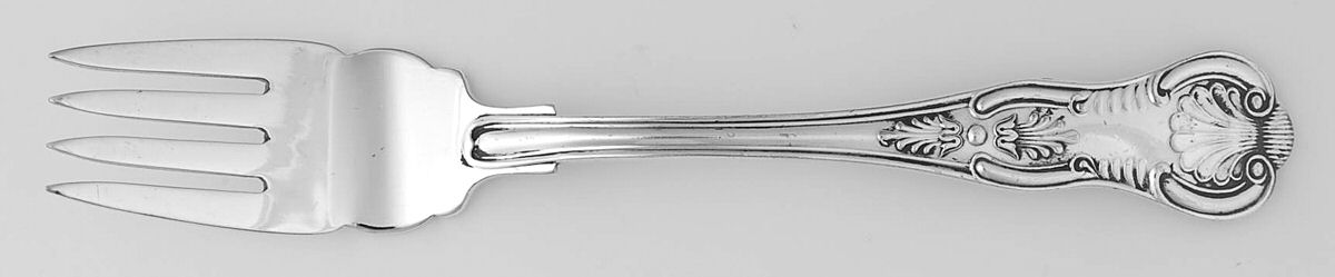Kings (Silverplate, 1985) Individual Solid Fish Fork by Reed & Barton-1