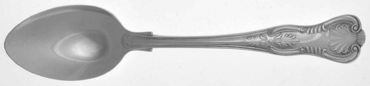 Kings (Silverplate, 1900) Place/Oval Soup Spoon by Reed & Barton-1