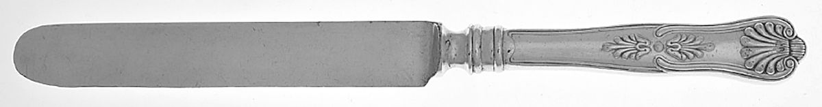 Kings (Silverplate, 1900) Blunt Hollow Knife with Bolster by Reed & Barton-1