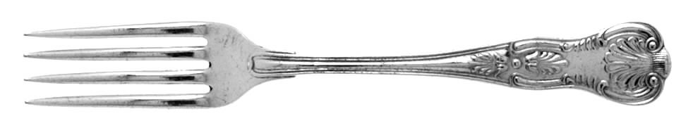 Kings (Silverplate, 1900) Fork by Reed & Barton-1