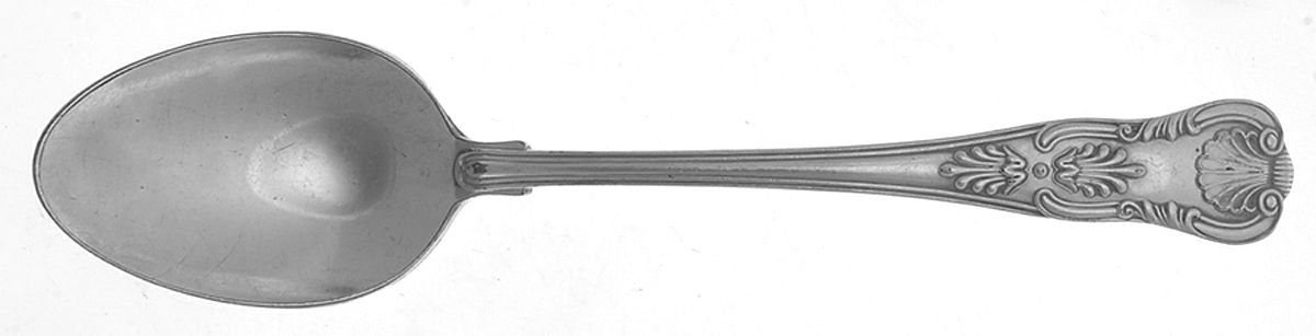 Kings (Silverplate, 1900) Monogrammed Youth Spoon by Reed & Barton-1