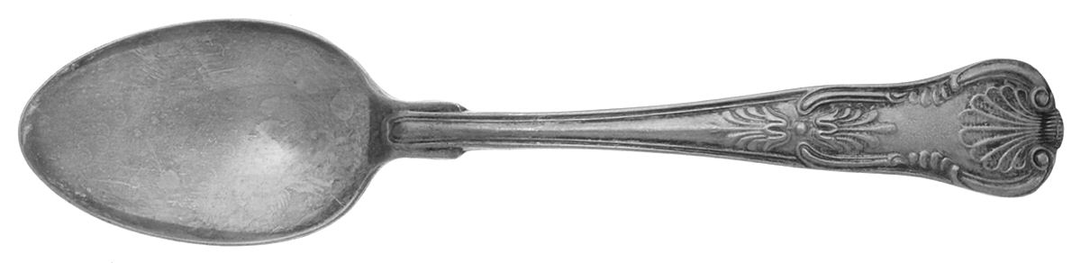 Kings (Silverplate, 1900) Monogram Teaspoon by Reed & Barton-1