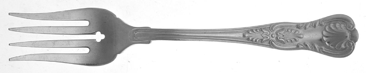 Kings (Silverplate, 1900) Individual Salad Fork by Reed & Barton-1