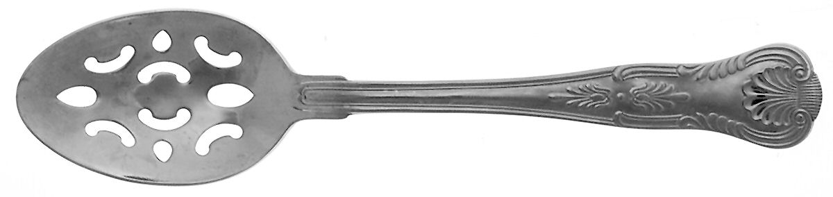 Kings (Stainless, Select, Korea) Pierced Tablespoon (Serving Spoon) by Reed & Barton-1