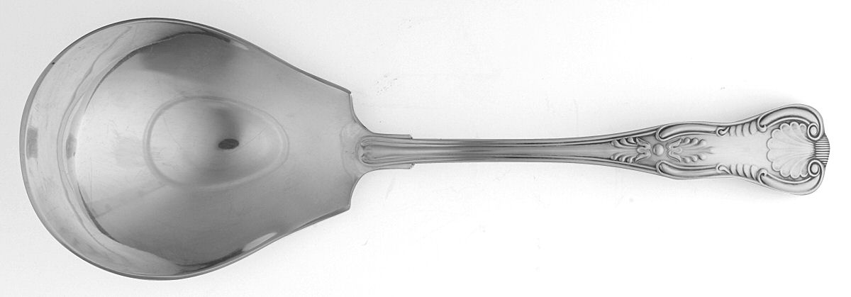 Kings (Stainless, Select, Korea) Large Solid Berry/Casserole Spoon by Reed & Barton-1