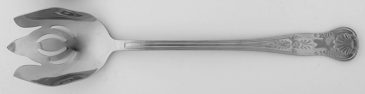 Kings (Stainless, Select, Korea) Oversize Solid Salad Servng Fork by Reed & Barton-1