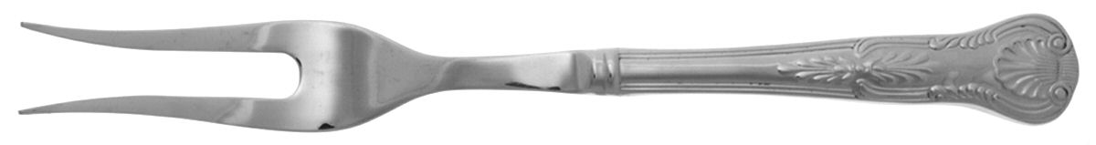 Kings (Stainless, Select, Korea) Large Stainless-Prong Roast Carving Fork by Reed & Barton-1