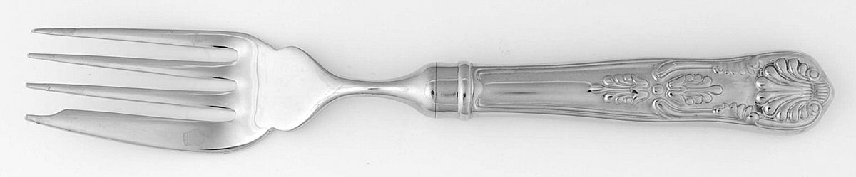 Kings (Stainless, Select, Korea) Individual Hollow Fish Fork, Stainless Tines by Reed & Barton-1