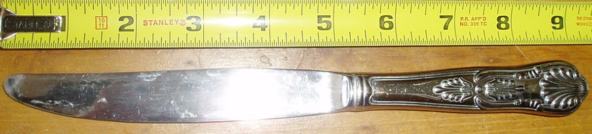 Kings (Stainless, Select, Korea) Modern Hollow Knife by Reed & Barton-1