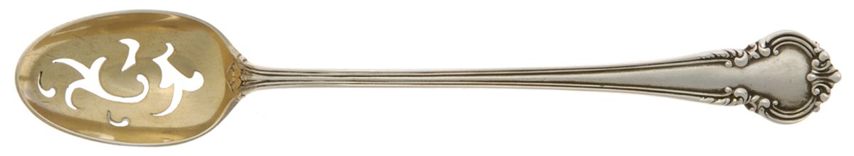 La Comtesse (Sterling, 1897) Pierced Bowl Short Handle Olive Spoon by Reed & Barton-1