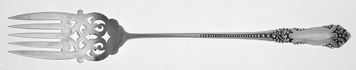 La Marquise (Sterling, 1895) Cake Serving Fork by Reed & Barton-1