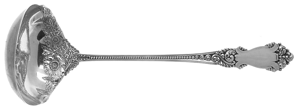 La Marquise (Sterling, 1895) Large Solid Soup Ladle by Reed & Barton-1