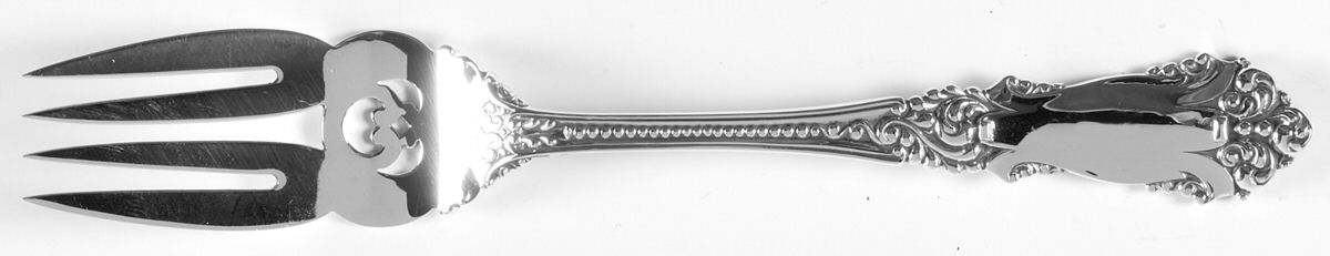 La Marquise (Sterling, 1895) Large Individual Solid Fish/Salad Fork by Reed & Barton-1