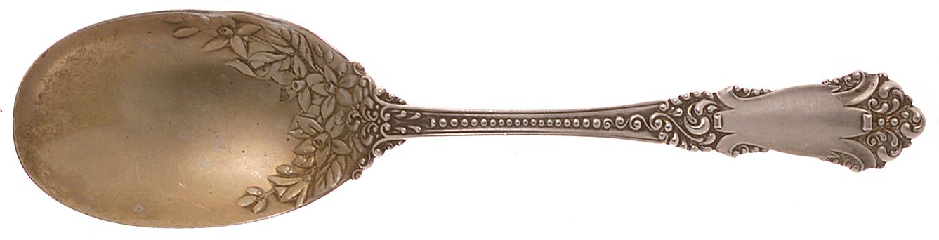La Marquise (Sterling, 1895) Solid Pudding Spoon by Reed & Barton-1