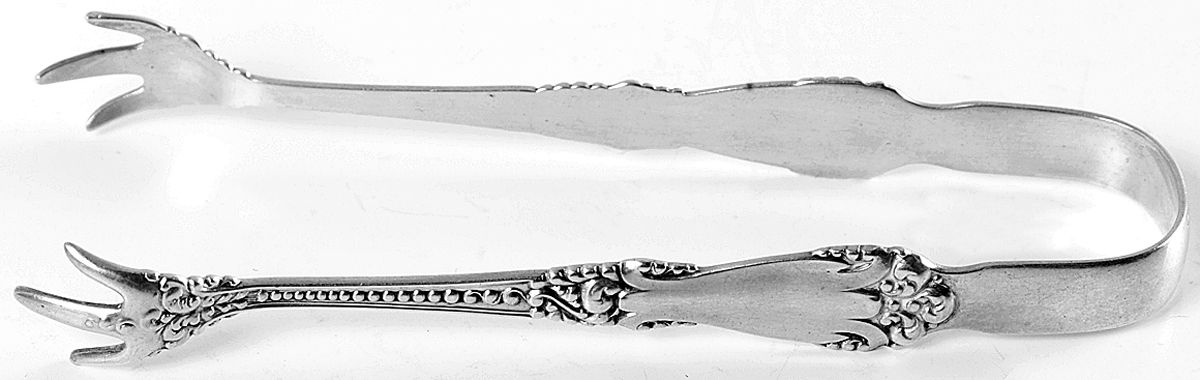 La Marquise (Sterling, 1895) Small Sugar Tongs by Reed & Barton-1