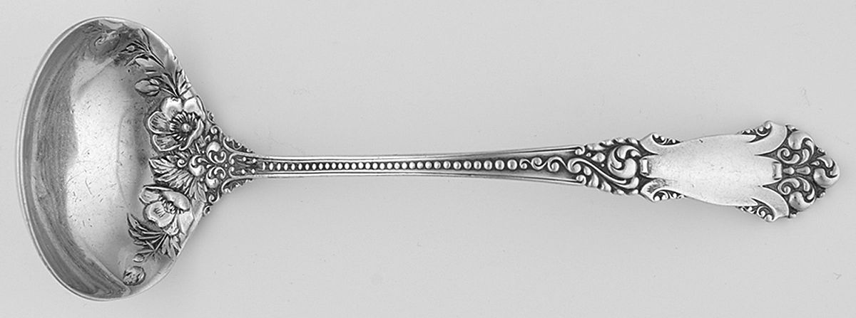 La Marquise (Sterling, 1895) Solid Piece Cream Ladle by Reed & Barton-1