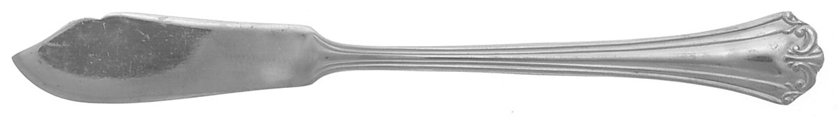 L'Amour (Stainless) Flat Handle Master Butter Knife by Reed & Barton-1