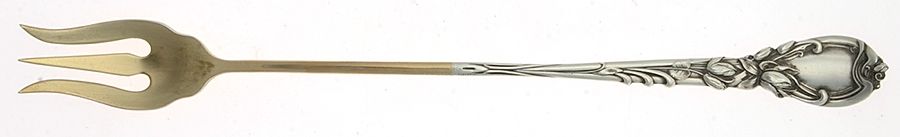 La Parisienne (Sterling, 1902) Long Handle Olive Fork by Reed & Barton-1