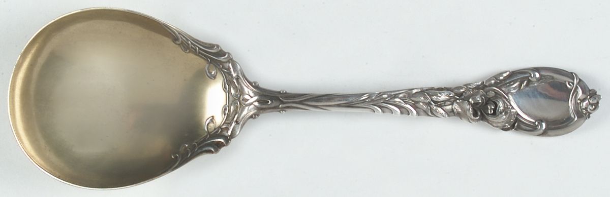 La Parisienne (Sterling, 1902) Oversize Solid Salad Serving Spoon by Reed & Barton-1