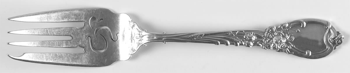 La Parisienne (Sterling, 1902) Individual Solid Fish Fork by Reed & Barton-1