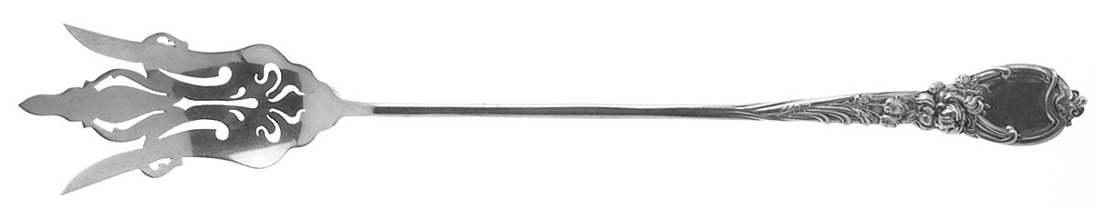 La Parisienne (Sterling, 1902) Large Lettuce Serving Fork by Reed & Barton-1