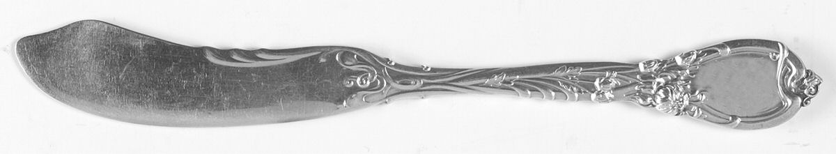 La Parisienne (Sterling, 1902) Flat Handle Butter Spreader by Reed & Barton-1