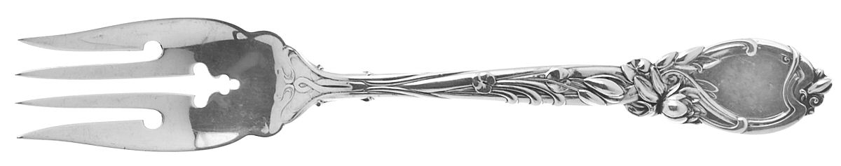 La Parisienne (Sterling, 1902) Large Individual Solid Fish/Salad Fork by Reed & Barton-1