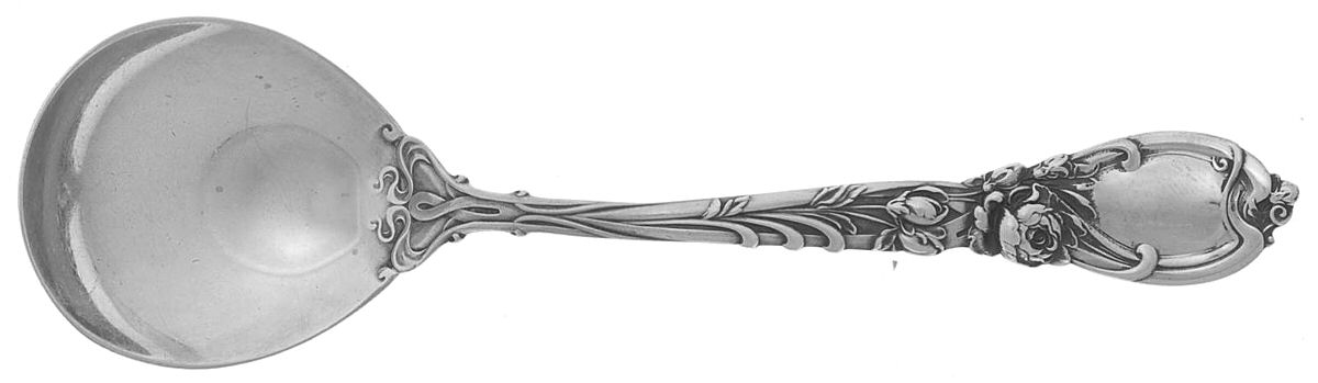La Parisienne (Sterling, 1902) Round Bowl Soup Spoon (Bouillon) by Reed & Barton-1