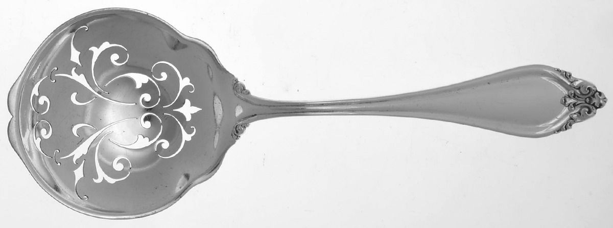 La Perle (Sterling, 1902) Ice Serving Spoon Large by Reed & Barton-1