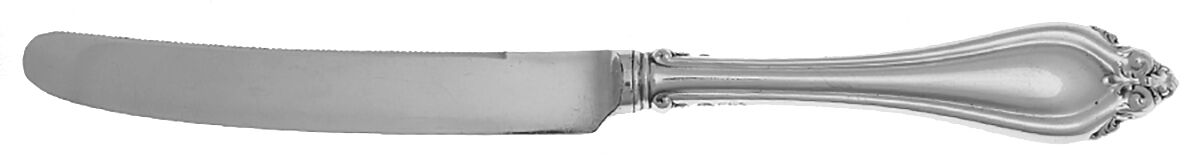 La Perle (Sterling, 1902) Orange Knife with Silverplate Blade by Reed & Barton-1