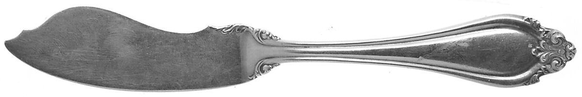 La Perle (Sterling, 1902) Flat Handle Master Butter Knife by Reed & Barton-1