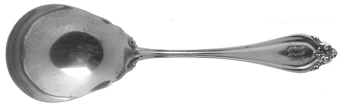 La Perle (Sterling, 1902) Small Solid Berry/Casserole Spoon by Reed & Barton-1